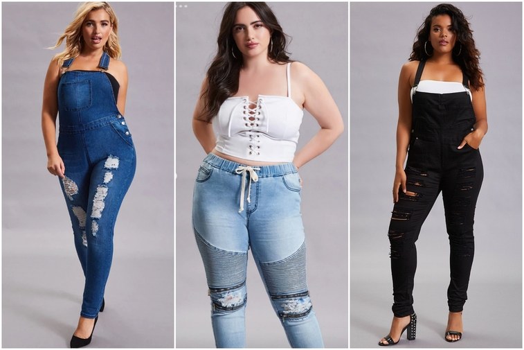Les jeans Forever 21+ adaptés aux corps des femmes.