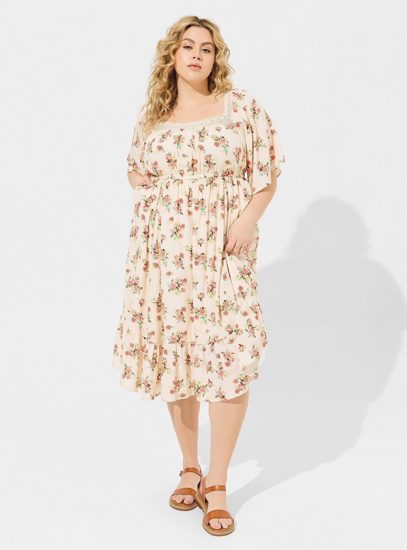 Robe Torrid Grande Taille 22 - Imprimée Florale - Neuf Avec Étiquettes