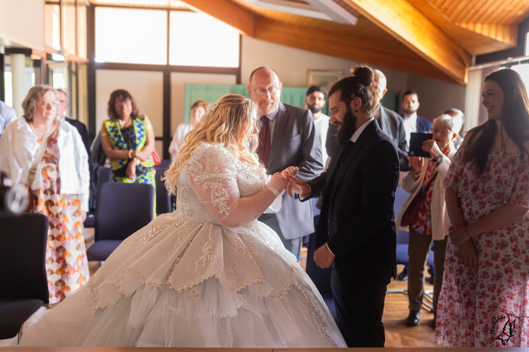 mariage personne ronde, obèse