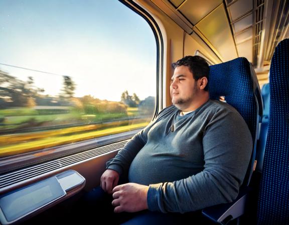 Voyager en train quand on est rond : astuces pour plus de confort !