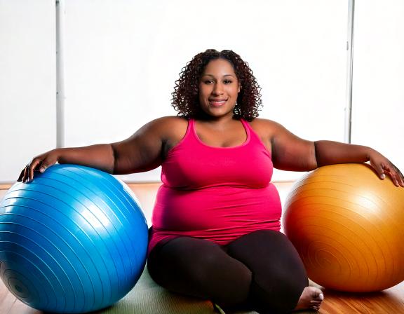 ballons d’exercice pour les plus size