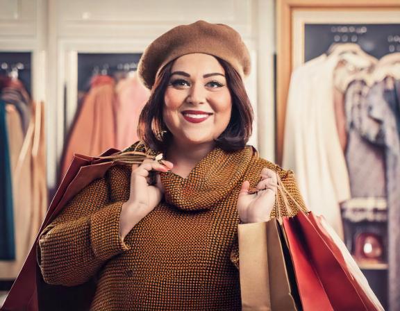 shopping vintage plus size