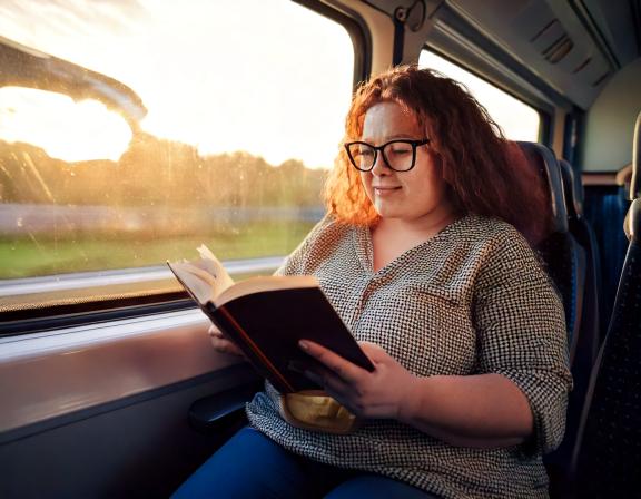 dans un bus femme obèse