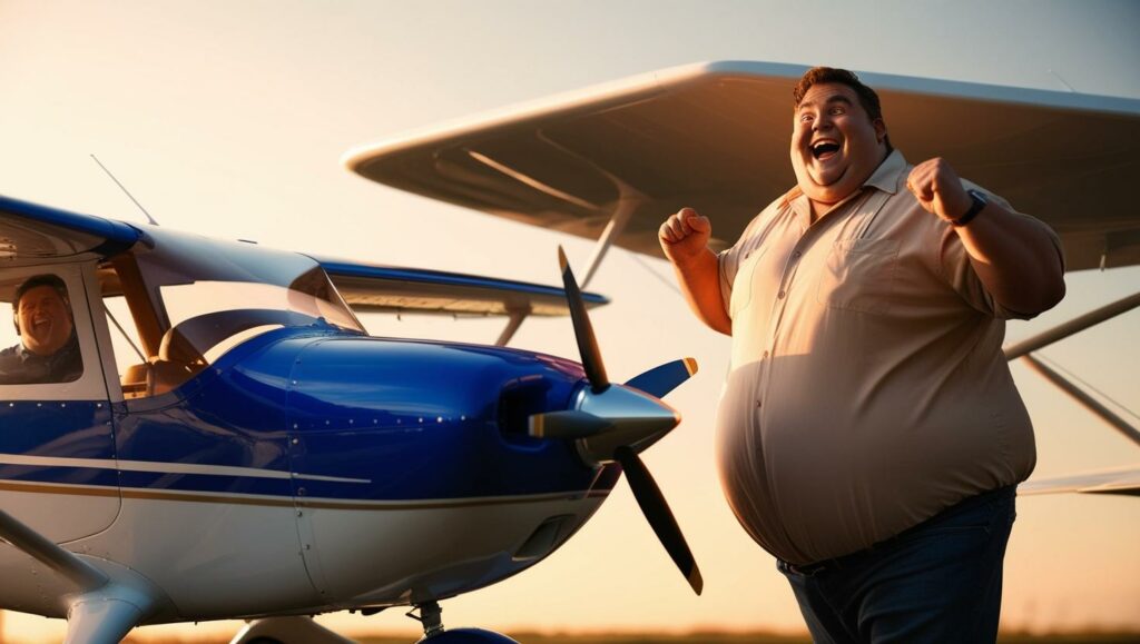 l’aéronautique pour les personnes rondes