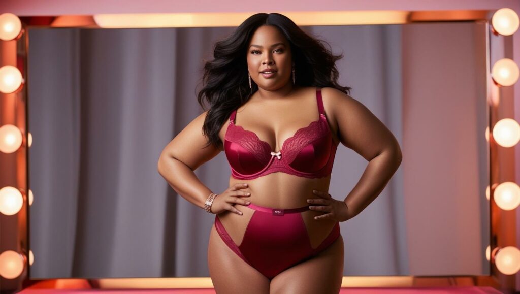 Lingerie grande taille pour la Saint-Valentin