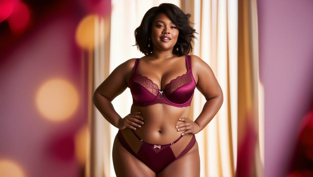 Lingerie curvy pour la Saint-Valentin