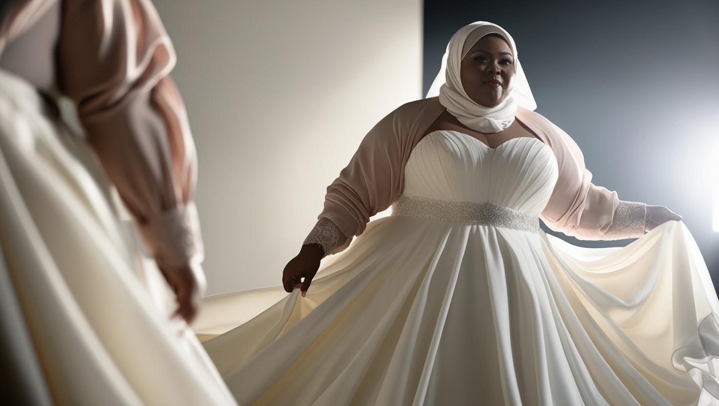 Hijab et mariage : quelles robes de mariée pour une femme ronde musulmane ?